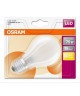 OSRAM Ampoule LED E27 standard dépolie 8 W équivalent a 75 W blanc chaud