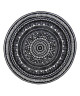 UTOPIA Tapis rond 100x100cm  Noir