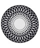 UTOPIA Tapis rond 100x100cm  Noir