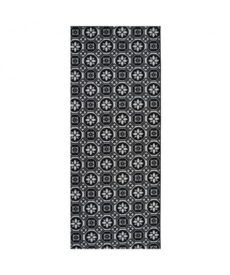 UTOPIA Tapis de couloir 80x300cm  Noir