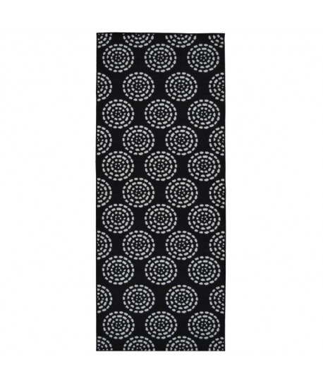 UTOPIA Tapis de couloir 80x300cm  Noir