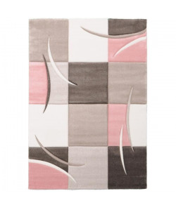 ELLA Tapis de salon 160x230cm  Pastel rose