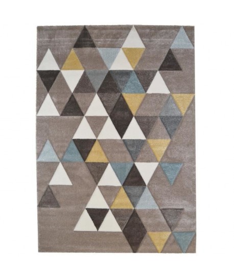 ELLA Tapis de salon 120x170cm  Gris