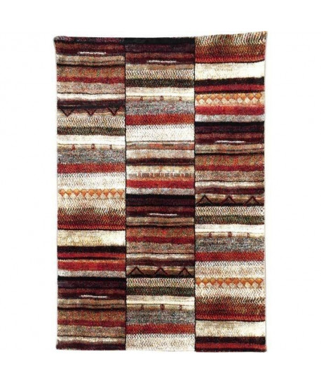 MAROKKO Tapis de salon 160x230 cm  Beige et Marron