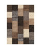 BELIS Tapis de salon 160x230 cm  Marron, Beige et Gris