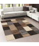 BELIS Tapis de salon 160x230 cm  Marron, Beige et Gris