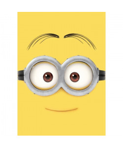 LES MINIONS Tapis Tete de Minions 133 x 95 x 2 cm