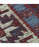 SERENA Tapis Farah intérieur 120x170cm Rouge & Bleu