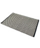 ZIG ZAG Tapis 100% coton 60x90 cm noir et beige