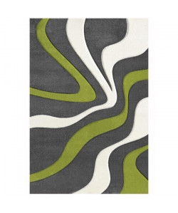 DIAMOND VAGUES Tapis de salon 160x230 cm vert