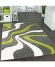 DIAMOND VAGUES Tapis de salon 160x230 cm vert