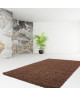 TRENDY Tapis de salon Shaggy  marron 120x160 cm