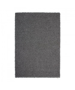 TRENDY Tapis de salon Shaggy  gris foncé 120x160 cm