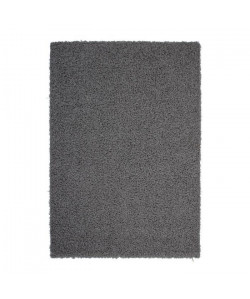 TRENDY Tapis de couloir Shaggy  gris foncé 80x140 cm