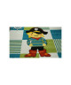 PIRATA Tapis pour enfant 120x170 cm bleu, blanc et vert