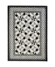 UTOPIA Tapis de salon carreaux de ciment 160x230 cm noir, gris et blanc