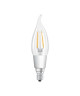 OSRAM Ampoule LED E14 flamme claire 4,5 W équivalent a 40 W blanc chaud dimmable variateur