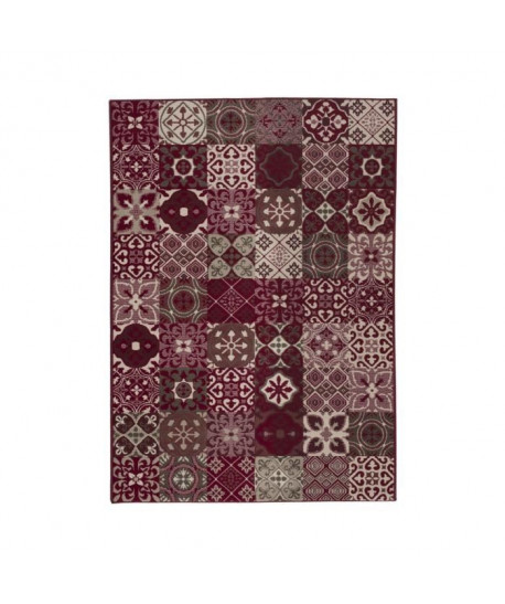 LUXUS Tapis de salon contemporain  120x170cm  Rouge