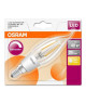 OSRAM Ampoule LED E14 flamme claire 4,5 W équivalent a 40 W blanc chaud dimmable variateur