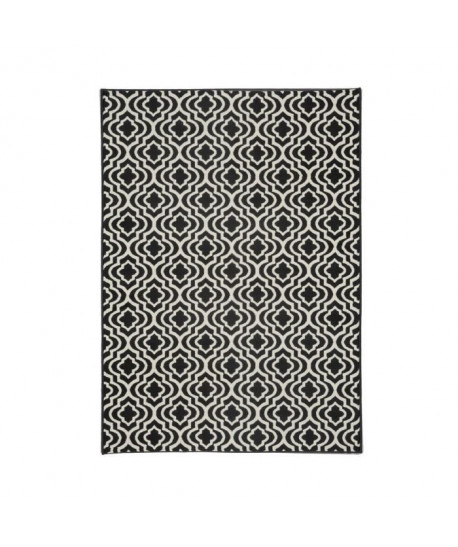 LUXUS Tapis de salon contemporain  120x170cm  Noir