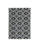 LUXUS Tapis de salon contemporain  160x225cm  Creme / Bleu