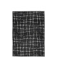 LUXUS Tapis de salon contemporain  120x170cm  Noir