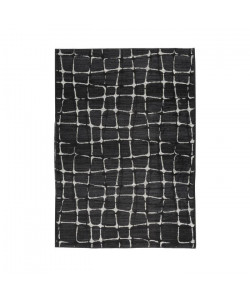 LUXUS Tapis de salon contemporain  120x170cm  Noir