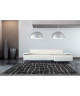 LUXUS Tapis de salon contemporain  120x170cm  Noir