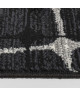 LUXUS Tapis de salon contemporain  120x170cm  Noir