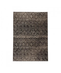 LUXUS Tapis de salon contemporain  160x225cm  Chocolat