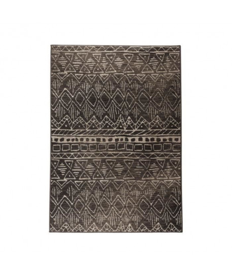 LUXUS Tapis de salon contemporain  160x225cm  Chocolat