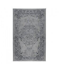 LUXUS Tapis de salon vintage gris 120x170 cm