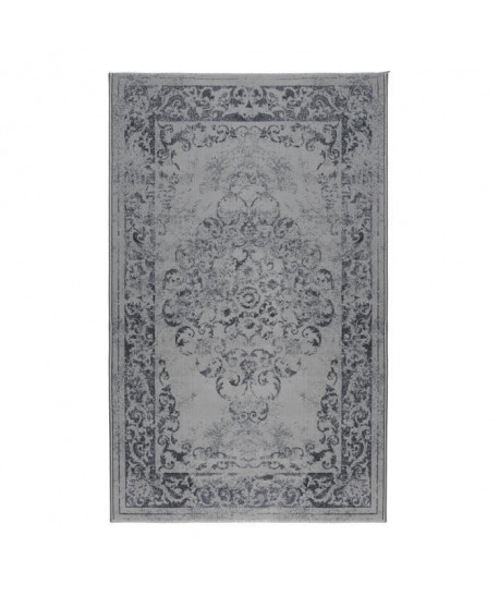 LUXUS Tapis de salon vintage gris 120x170 cm