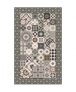 FARO Tapis 100% vinyle  49,5 x 80 cm  Epaisseur 1,5 mm  Taupe