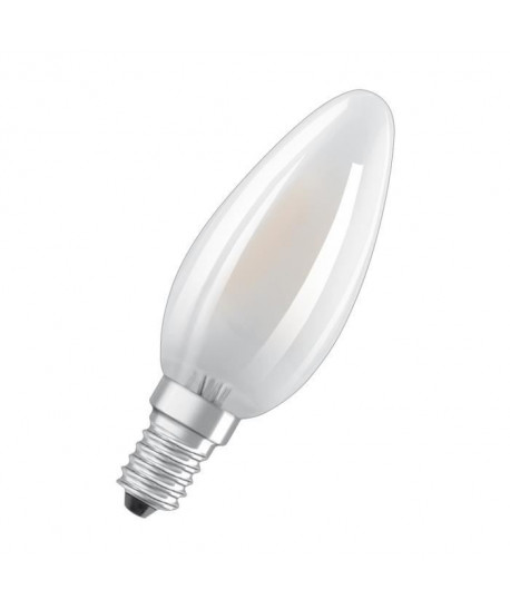 OSRAM Ampoule LED E14 flamme dépolie 4 W équivalent a 40 W blanc froid