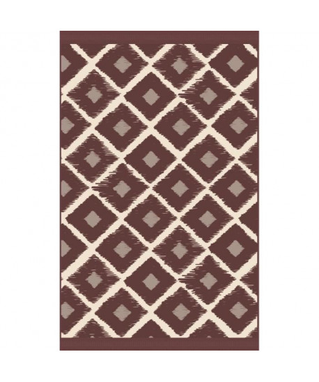 WARRI Tapis 100% vinyle  49,5 x 80 cm  Epaisseur 1,5 mm  Rouge bordeaux