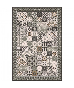 FARO Tapis 100% vinyle  98 x 150 cm  Epaisseur 1,5 mm  Taupe