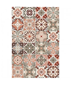 SINTRA Tapis 100% vinyle  98 x 150 cm  Epaisseur 1,5 mm  Orange corail