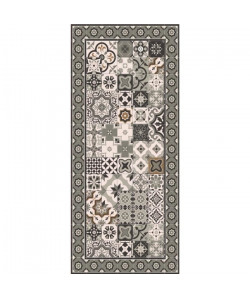 FARO Tapis 100% vinyle  49,5 x 115 cm  Epaisseur 1,5 mm  Taupe