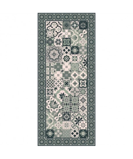 FARO Tapis 100% vinyle  49,5 x 115 cm  Epaisseur 1,5 mm  Bleu horizon