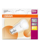 OSRAM Ampoule LED B22 sphérique dépolie 4 W équivalent a 40 W blanc chaud