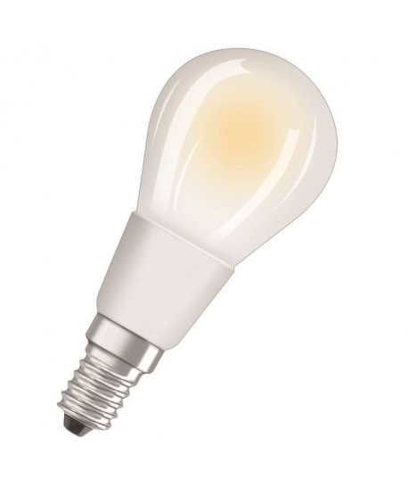 OSRAM Ampoule LED E14 sphérique dépolie 4,5 W équivalent a 60 W blanc chaud dimmable