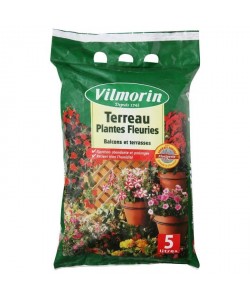 VILMORIN Terreau Plantes fleuries  5 L