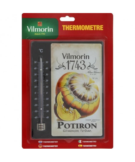 VILMORIN Thermometre 1743 grand modele  l 15 x L 20 cm