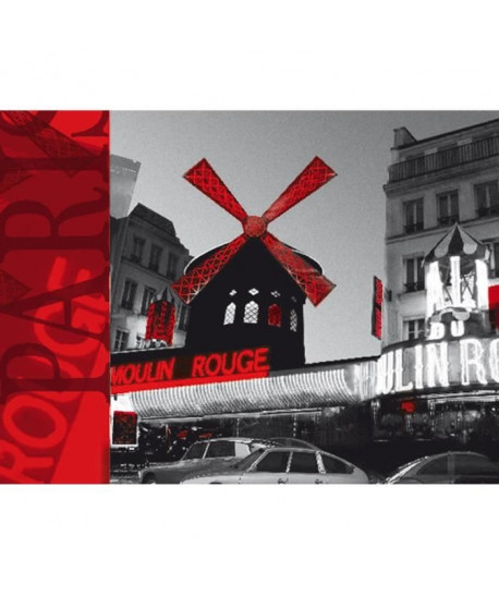 Affiche papier   Moulin Rouge   Woods   60x80 cm