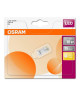 OSRAM Ampoule capsule LED G4 claire 0,9 W équivalent a 10 W blanc chaud