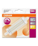 OSRAM Ampoule crayon LED 118 mm R7S 15 W équivalent a 125 W blanc chaud dimmable