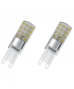 OSRAM Lot de 2 Ampoules capsules LED G9 dépolies 2,6 W équivalent a 30 W blanc chaud