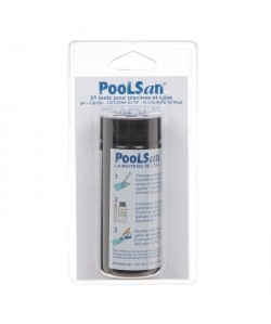 POOLSAN Blister de 25 tests pour piscine et spas  Cu / O2 / pH / Alc