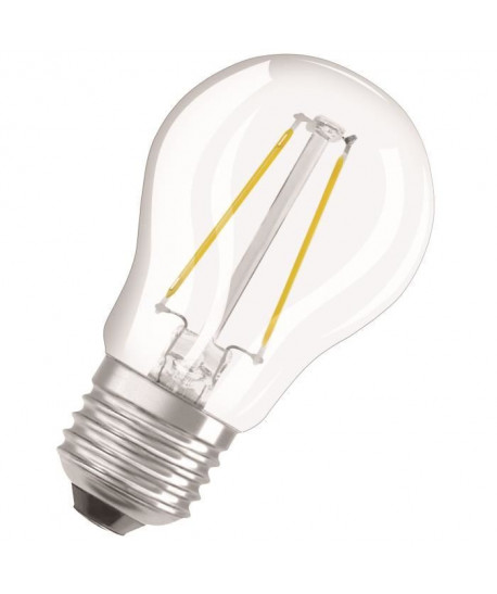 OSRAM Ampoule LED E27 sphérique claire 4,5 W équivalent a 40 W blanc chaud dimmable